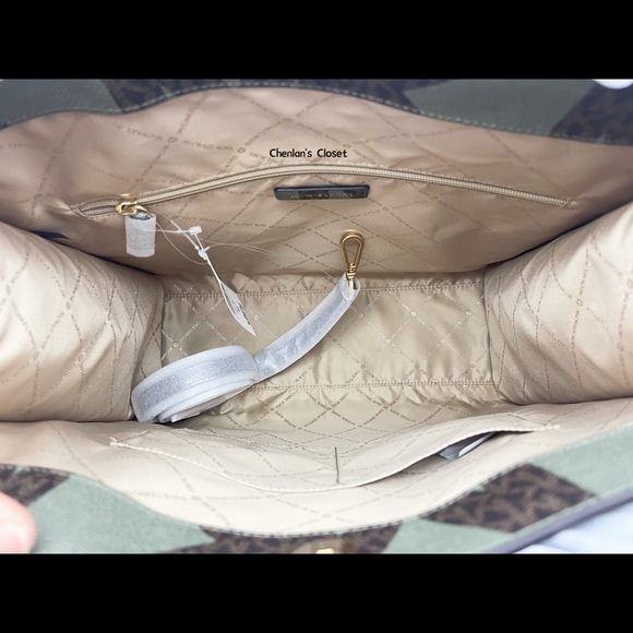 🌿NeW! Michael Kors Kenly LG Logo Tote Set - Picture 7 of 10